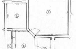 2 camere de vanzare, 50 mp utili, zona aerisita si linistita, orientare S-V