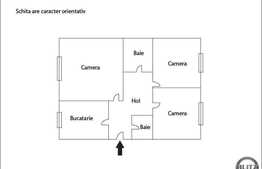 Vanzare apartament 3 camere, 65 mp, decomandat, zona strazii Teleorman