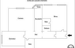 Vanzare apartament 3 camere, 66,50 mp, parcare, boxa, zona strazii Mehedinti