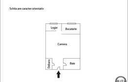 1 camera, 32 mp, etaj intermediar, zona Facultatii Bogdan Voda