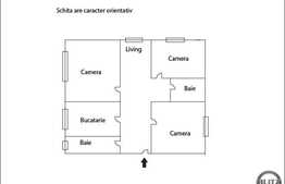 Apartament in imobil tip casa, 3 camere, 74 mp, GRADINA de 30 mp! Zona Cetatii!