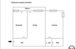 2 camere, 68 mp, terasa 12 mp, balcon, parcare, imobil nou, zona Iulius Mall!