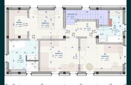 Casa individuala, 4 camere,136mp, teren 700mp, garaj 21mp, intrare Chinteni