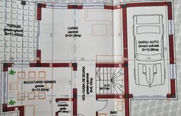 Casa individuala Jucu de Mijloc, 120mp, 3 bai, garaj, teren 603mp
