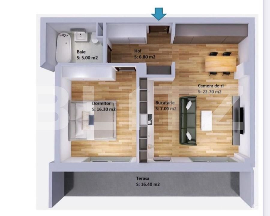 Apartament de vânzare 2 camere Manastur - 149455AV | BLITZ Cluj-Napoca | Poza2