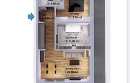 Apartament de 2 camere cu terasa,  Decomandat, langa Vivo, Premium!