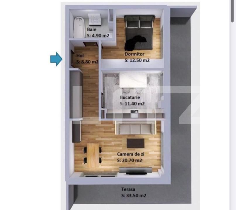 Apartament de vânzare 2 camere Manastur - 149457AV | BLITZ Cluj-Napoca | Poza2