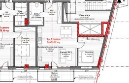 Apartament, 2 camere, 56mp,  zona Marasti 