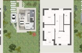 Casa individuala 110mp, situata intr-un ansamblu modern in Mihai Viteazu