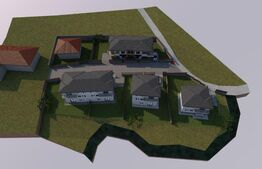 Duplex semifinisat, 180 mp, 400 teren, complex de case, Tauti 