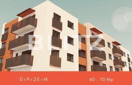 Apartament 3 camere, 70 mp utili, semifinisat, optional parcare!