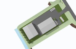 Doua hale industriale  900 utili,teren de 2800mp, Centurii Valcele -Apahida 