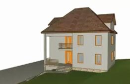 Casa individuala 6 camere, 170 mp utili, 468 mp teren, Dezmir