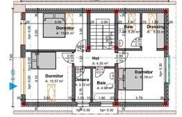 Oferta! Casa semifinisata, 140 mp utili, 750 mp teren, Salicea, pompa de caldura