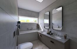 Casa cu 4 camere, 120 mp utili, panouri fotovoltaice, plan parter, Harman