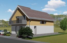 Proiect de casa in Bod, 1000 mp teren!