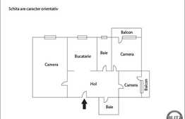 3 camere, 72 mp, decomandat, parcare, zona Calea Floresti