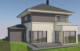 Casa individuala, 500 teren, 140 utili, garaj, zona Popesti