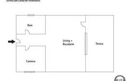 Apartament de vanzare, 2 camere 54 mp cu gradina de 30 mp, zona strazii Eroilor!