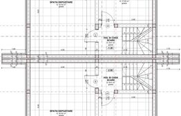 Duplex pe 3 niveluri, 4 camere, predare semifinisat, 183 mp, 300 teren, Chinteni 