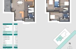 Proiect nou ! Duplex semifinisat , 120 mp , 315 teren, Chinteni 