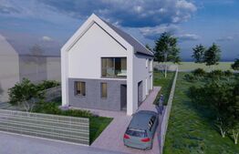 Case individuale, 5 camere, 120MP, predare semifinisat, Chinteni 