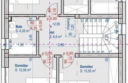 Case individuale, 5 camere, 120MP, predare semifinisat, Chinteni 