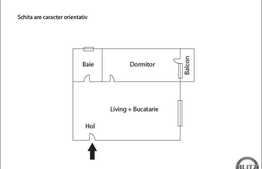 Apartament cu 2 camere, 43 mp, etaj intermediar, zona Stejarului!