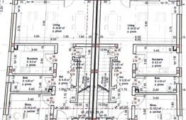 Duplex semifinisat 5 cam,120 mp, 400 teren, Gilau 