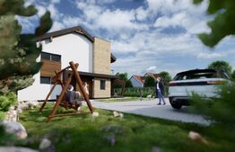 Exclusiv ! Case individuale de vanzare, 120 mp, 500 teren, Gilau 