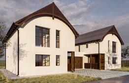 Duplex semifinisat de vanzare , 120 mp , 385 teren, garaj! Gilau 