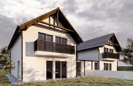 Duplex semifinisat de vanzare , 120 mp , 385 teren, garaj! Gilau 