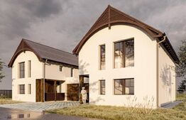 Duplex semifinisat de vanzare , 120 mp , 385 teren, garaj! Gilau 