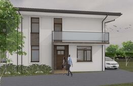 Duplex de vanzare, 100 mp, 250 teren, semifinisat, P+E, Gilau 