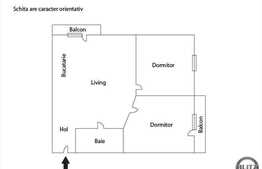 Apartament modern cu 3 camere, 56 mp, pod de 10 mp, parcare! Zona Terra!