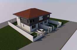Duplex de 120 mp, 250 teren in curs de finisare,  zona nou dezvoltata de case