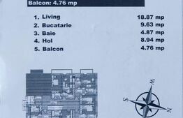 Garsonieră de vânzare, 40 mp, în Sânpetru