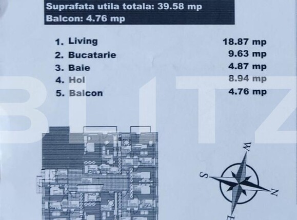 Garsonieră de vânzare Sanpetru - 149973AV | BLITZ Brașov | Poza11