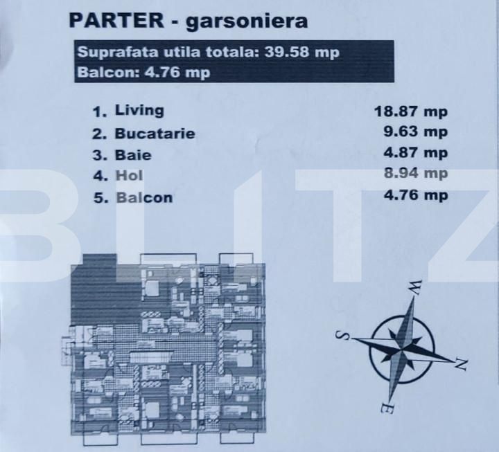 Garsonieră de vânzare Sanpetru - 149973AV | BLITZ Brașov | Poza11