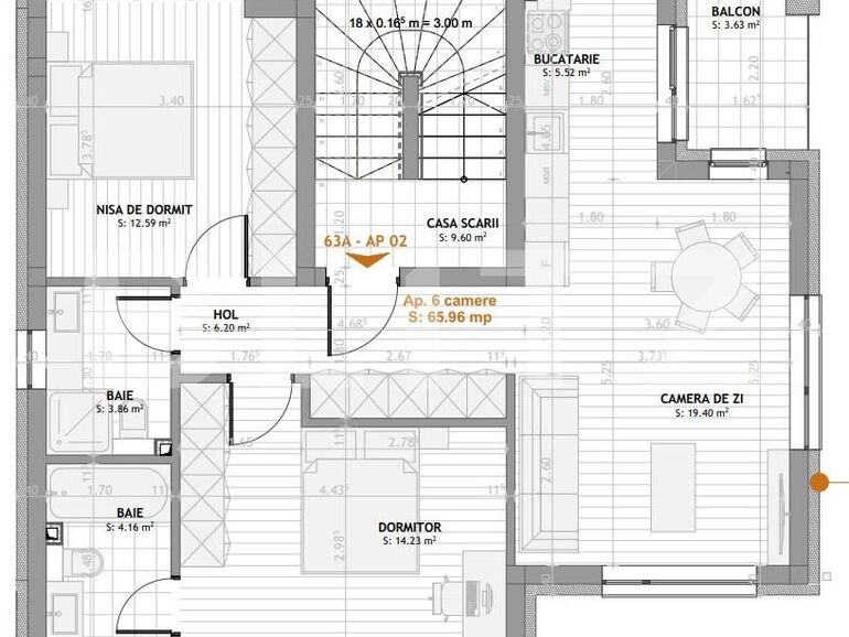 Apartament de vânzare 3 camere Someseni - 150058AV | BLITZ Cluj-Napoca | Poza1