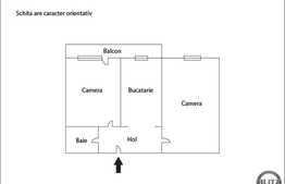 De vanzare apartament 2 camere, 54 mp, zona strazii Dambovitei