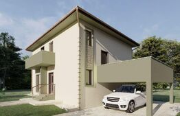 Casa individuala,120 mp si 500 mp teren, panorama