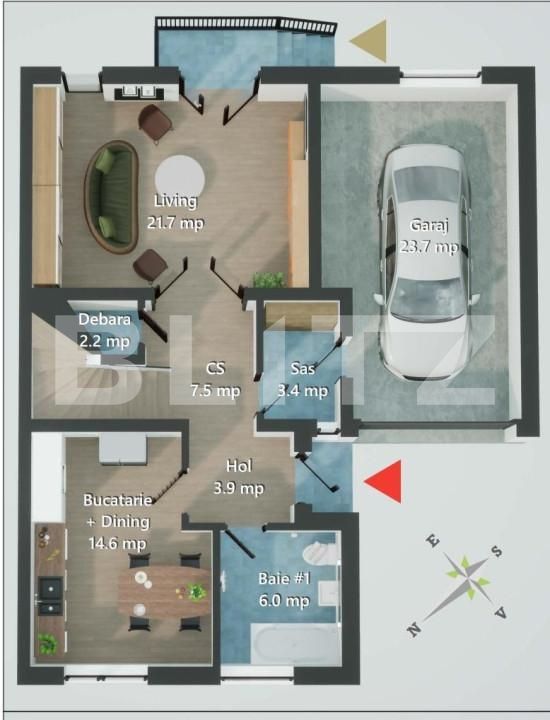 Casa de vânzare 4 camere Chinteni - 150133CV | BLITZ Cluj-Napoca | Poza5