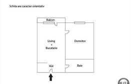 2 camere, 46 mp utili, mobilat, utilat, parcare, zona Calea Baciului