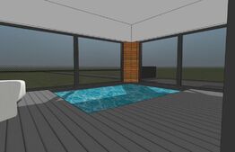 Casa exclusivista plan parter,SMART-ECO,piscina, 120mp utili, teren 700mp,Harman