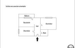 Vanzare 2 camere, 51 mp, decomandat, zona magazinului Unicarm! Parcare!