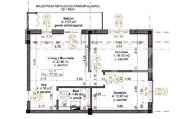 Apartament finisat, cu 3 camere, 58mp + pod, parcare, in imobil nou, in Apahida