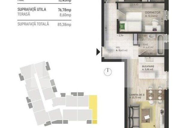 Apartament de vânzare 3 camere Marasti - 150340AV | BLITZ Cluj-Napoca | Poza2