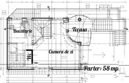Casa individuala, 5 camere, 180 mp utili, garaj, panorama spre lac, Chinteni