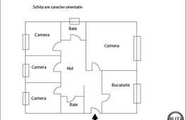 Vanzare apartament cu 4 camere, decomandat, 96 mp